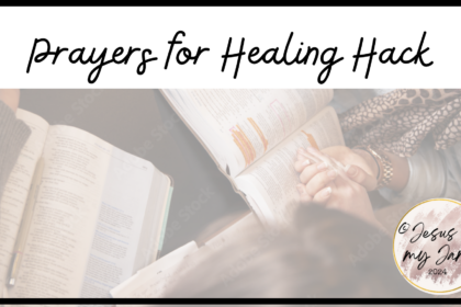 Learn to pray healing and the structure of prayer