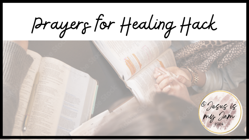 Learn to pray healing and the structure of prayer