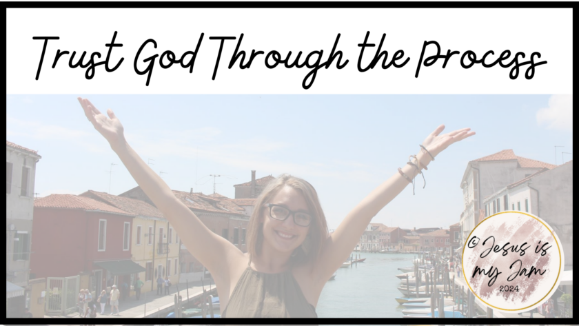 Trust in God through the process of struggles.
