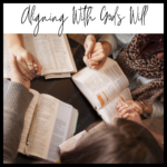 Aligning with God's Will is simple. Just pray, grow and let Him change you. Then your desires will also change to match His.
