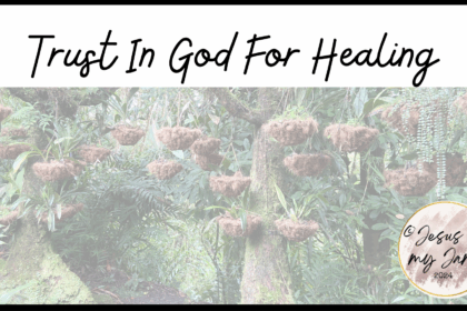 Trust in God for healing. Learn to pray with expectancy and to suffer well.