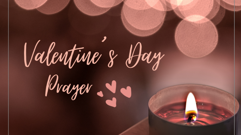 valentines day prayer and candle